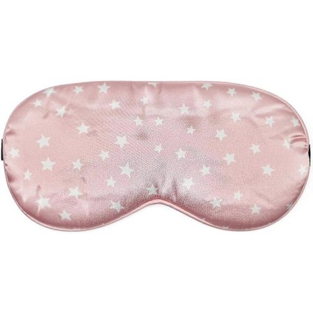 Siden Sovmask, Siden Ögonmask med Justerbart Band för Sömn Jul Mjukt Ögonskydd Stjärn Ögonskugga