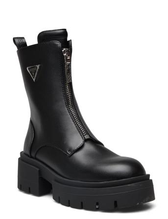 Leila Shoes Boots Ankle Boots Svart GUESS*Betinget Tilbud