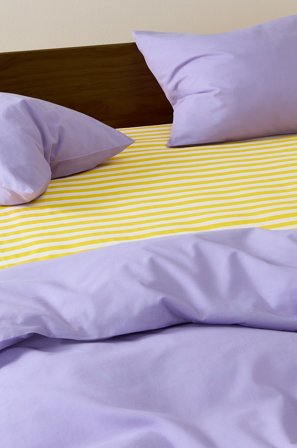 Jotex - Stretchlaken Klar gul/hvit - KAYO - Kjøp Dra-på-laken hos Jotex