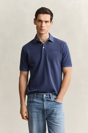 GANT Herren Sunfaded Poloshirt (M) Blau