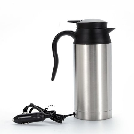 Elektrisk vattenkokare för bil 750ml 12v bil skåpbil lastbil resa camping utomhus 120w