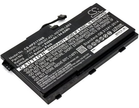 Akku Kannettava tietokone, Kannettava tietokone HP ZBook 17 G3:lle ja muille.