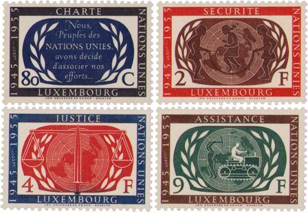 Luxembourg 1955 - MICHEL 537-540 - Postfrisk