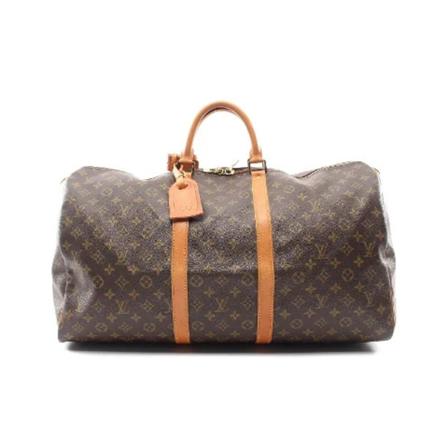 Louis Vuitton Vintage, Pre-owned Leather louis-vuitton-bags Bruin, Dames, Maat:ONE Size