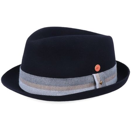 Mayser - Svart fedora Hatt - Samu Wool Ink Hat @ Hatstore