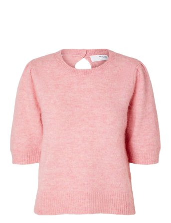 Selected | Slflulu Ss Open Back Knit O-Neck Noos | XL