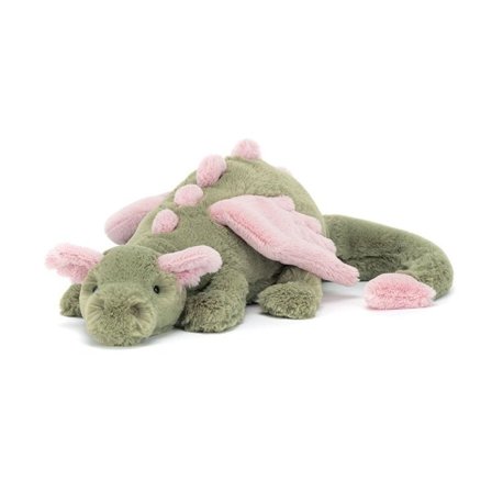 66 cm Malachy Drake Jellycat -sarjan pehmolelu (ROG)[YFL]-FS-