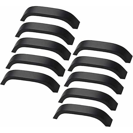 10 stk. sorte håndtag 128 mm skabshåndtag køkkenmøbler skab