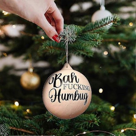 Julepynt med sjove og provokerende motiver - Uforskammet julepynt, Sjove og provokerende julekugler