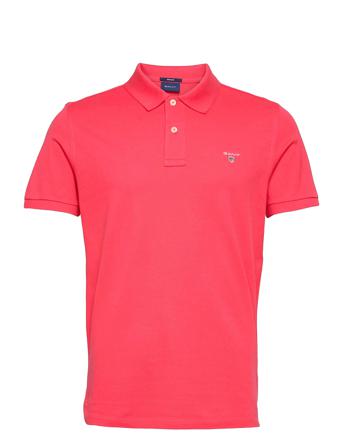 Original Pique Ss Rugger Polos Short-sleeved Vaaleanpunainen GANT