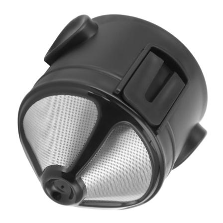 6 cm Kaffeefilter i rustfritt stål, kjegleformet, sammenleggbar og gjenbrukbar