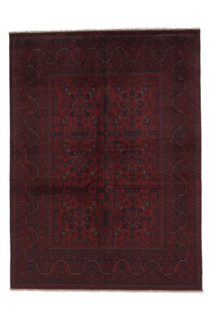 Afghan Khal Mohammadi Teppich Orientalischer Schwarz (Wolle, Afghanistan)