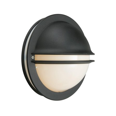 Norlys Berlin 615 Veggarmatur E27, 8,5 W, 2700 K, IP54 Svart, Belysning