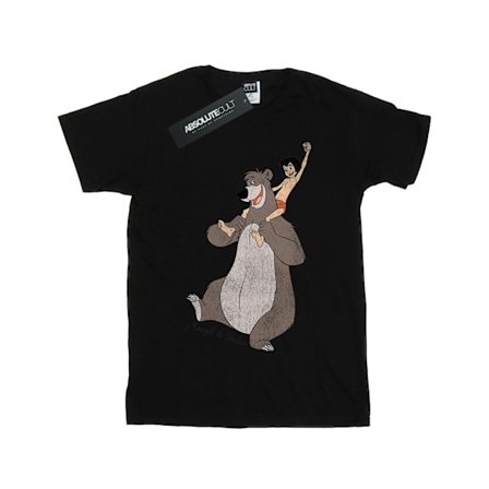 Jungle Book Flickor Mowgli Och Baloo Bomull T-shirt 5-6 År Bla