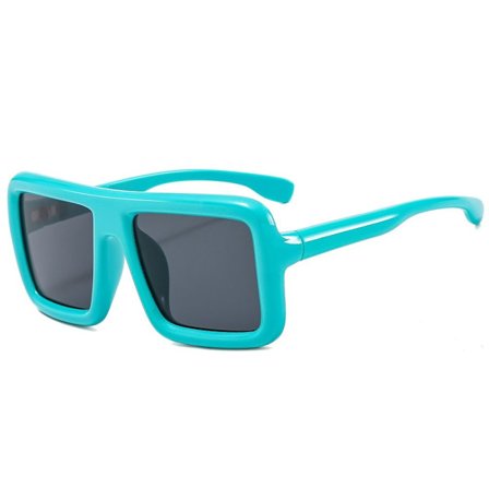 Fyrkantiga solglasögon Tjock ram Solglasögon GRÖN GRÖN