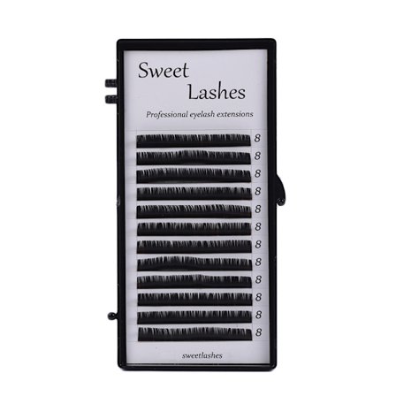 Enkelte vipper - C 0,15, 8-15 mm