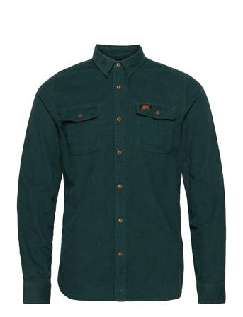 Trailsman Cord Shirt Skjorte Casual Grøn Superdry