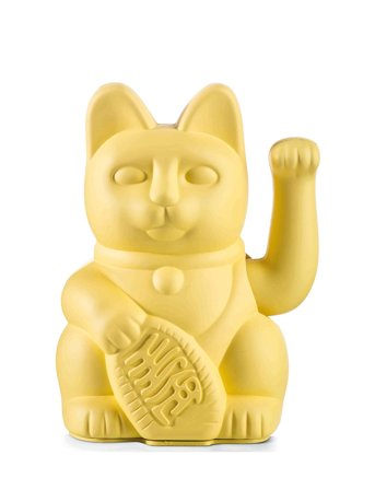 Maneki-Neko - Lucky Cat Yellow Donkey