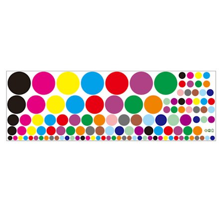 120 prikker vægklistermærker til soveværelse, stue, klasseværelse, legerum dekoration vægklistermærker