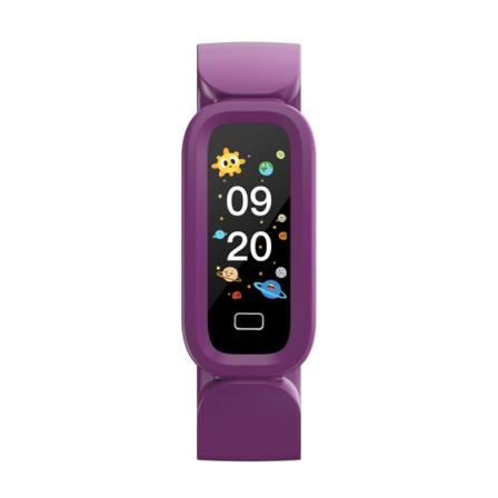 IC S90 smart armbånd for barn vekkerklokke helseovervåking Lilla