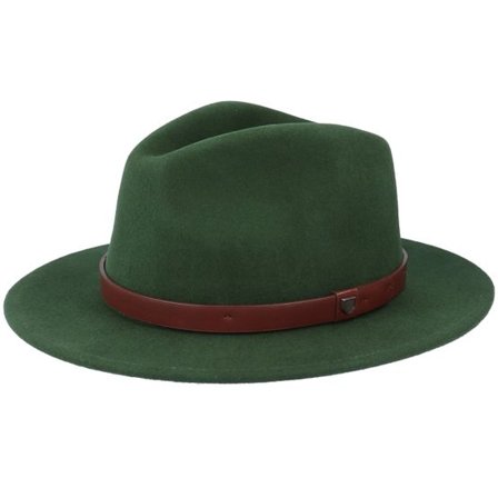 Brixton - Grön fedora Hatt - Messer Moss Green Fedora @ Hatstore