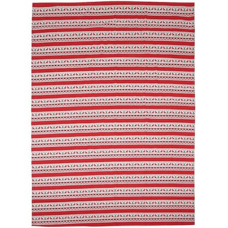 Juledug Cartoon Hjorte Print Borddug Familie Fest Dekoration Dug