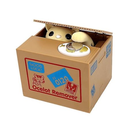 Panda Sähköinen Säästöpossu Söpö Kissa Varastaa Kolikon Pankki Raha Laatikko Lasten Lahjat