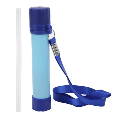 Personligt vandfilter sugerør Genanvendeligt bærbart udendørs overlevelses-vandrensningssæt