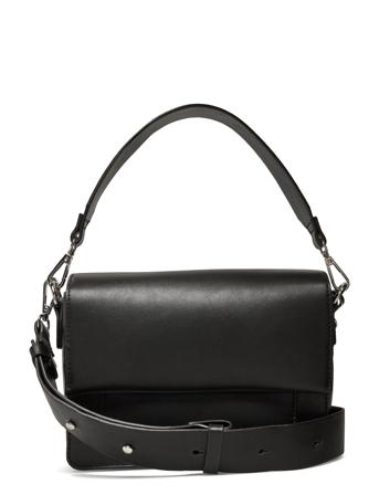 Bag Clean W Pocket Bags Small Shoulder Bags-crossbody Bags Black Lindex