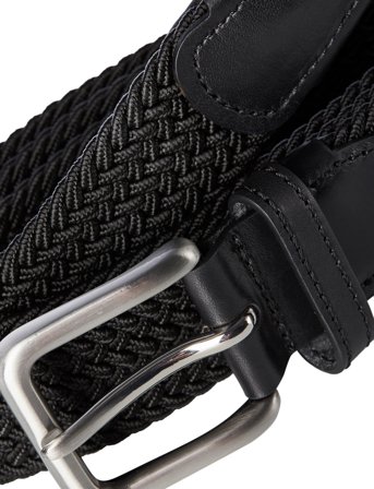 Jack & Jones Jacspring Woven Belt Noos - Black - 105