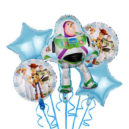 5 stk. Toy Story Buzz Lightyear Folieballoner Festdekorationer