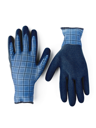 Hestra Pro Verde Check Havehandsker Blå/grå 7, Tøj