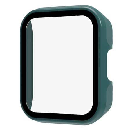 Haylou SmartWatch LS02 cover with tempered glass screen protector - Dark Green