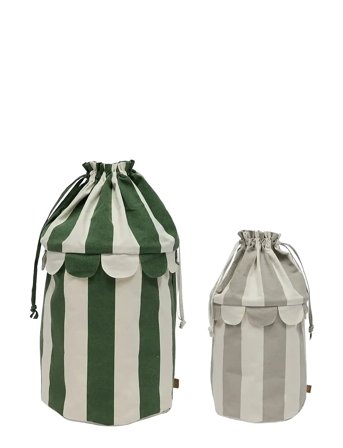 OYOY MINI Saga Basket - Set Of 2 - Green - ONE SIZE