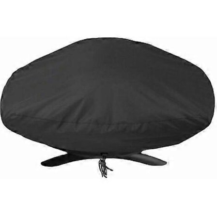 Grilltrekk for gassgrill BBQ for Weber Baby Q, Q100 og Q1000 gassgriller, svart