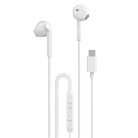 Dudao X3C In-Ear Headset med USB-C - Vit