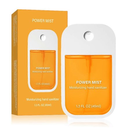 Power Mist Håndsprit Spray, Bærbar Fugtgivende Spray Håndsprit, Rejsestørrelse Håndsprit Spray Multi-Smag, Renser Dine Hænder