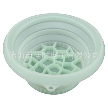 Vikbar Isbad Ansiktsbehållare Ansikts Kall Dyk Is Vikbart Handfat Tvättställ Silikonskål för Att Doppa Ansikte Minska Svullnad för Kvinnor