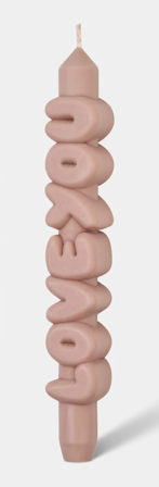 CandleHand Stearinlys Love You Krem