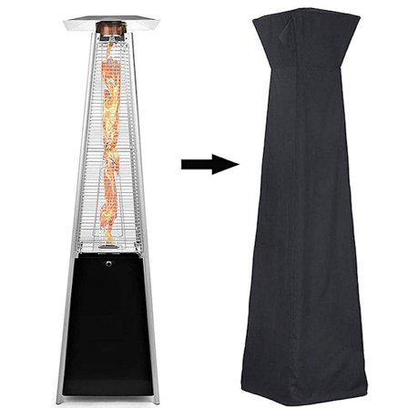 210D Vandtæt Gas Pyramide Terrassevarmer Betræk Havemøbelbeskytter W