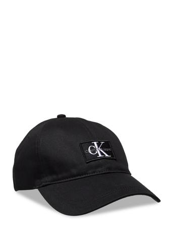 Badge Cap Accessories Headwear Caps Svart Calvin Klein