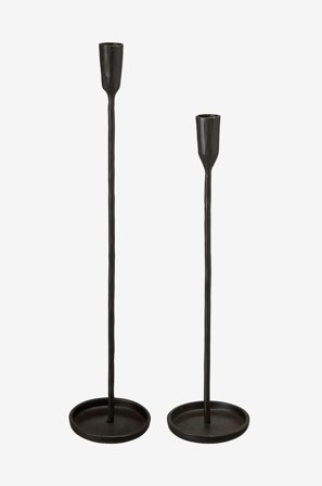 Wikholm Form - Lysestage Priya - Sort - Lysestager & lanterner - Fra Homeroom