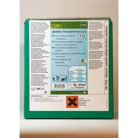 DIVERSEY Golvunderhåll JONTEC Tensol Free SD konc 5l - Lyreco - Städ och hygien - Golvunderhåll - Underhållsmedel