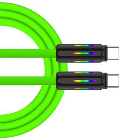 USB C til USB C Hurtigopladningskabel, 100W 240W/5A 480Mbps Hurtig Data Synkronisering til Smartphones Tablets Laptops