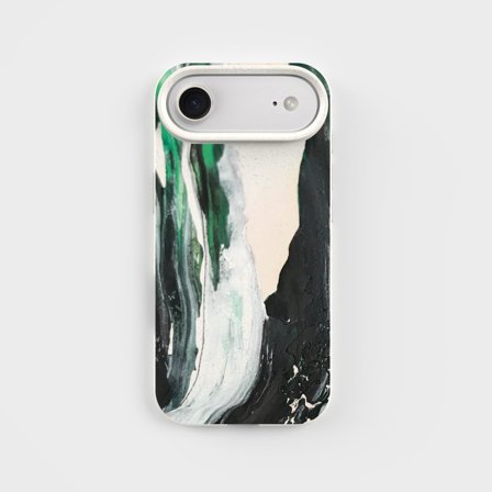 Eco-Friendly PLNTPRTCT Phone Case Teal Blush, Made with Plants, iPhone Air