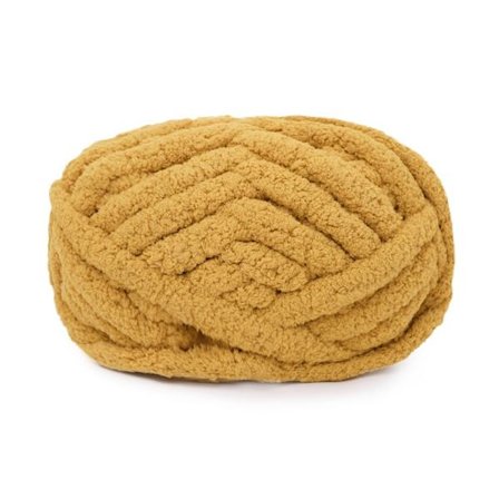 226g/Ball Virkat Garn Garn Kula GUL