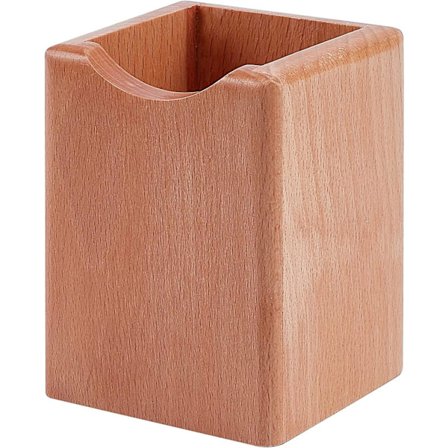 Luonnonpuinen pöytäkynien pidike, luonnollisen puun syiden kynänpidike ja kynänpidikekupit, suuri neliö