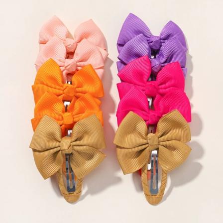 10 st/lot Glitter Blomma Kanin Hårklämmor För Söta Flickor BB Handgjorda hårnålar Spännband Huvudbonader Mode Barn Håraccessoarer JIT0088-2