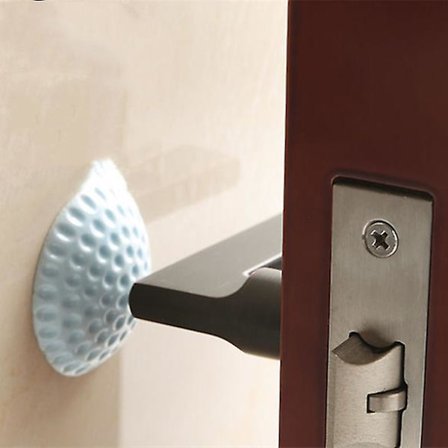 12 stk. Silikon Dørstoppere Kollisjonspute Selvklebende Antikollisjons Paste Dempebeskyttelse Beskyttelsespute Antikollisjon Hullfri Dørsuging