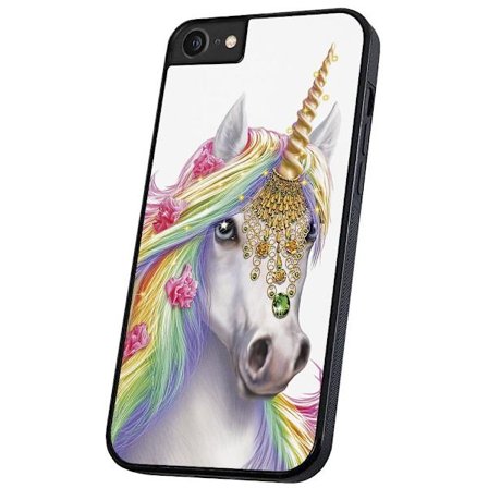 iPhone 6/7/8/SE - Cover/Mobilcover Unicorn/Enhjørning